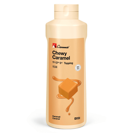 TOPPINGS & SAUCES – TOPPING CHEWY CARAMEL – 1KG BOTTLE