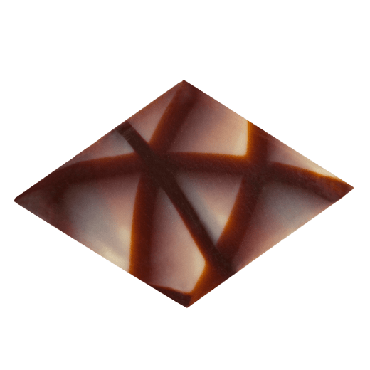 Marbled Chocolate Jura Rhombs 0,98KG/UC, 4UC/Box