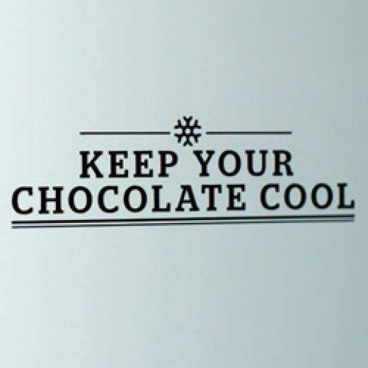 De chocolade werd te snel uit te moulure gehaald