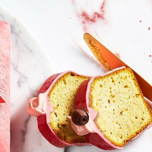 Ruby glazed cake