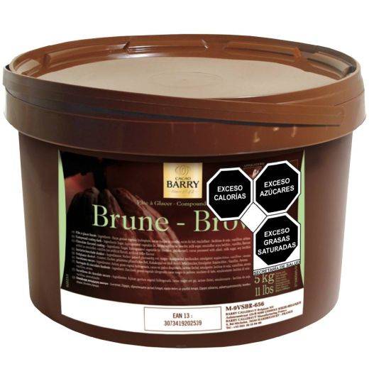 COATING - PÂTE À GLACER BRUNE - 5KG BUCKET