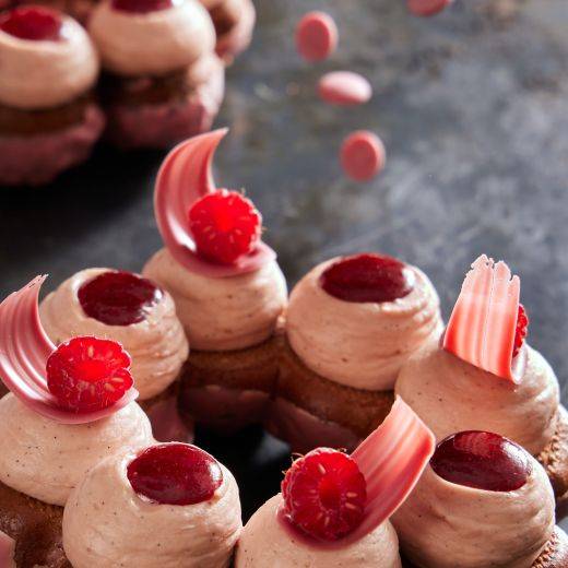 Ruby Raspberry Pistachio Paris-Brest