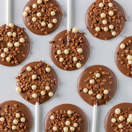 Demonstration video<span>Milk Chocolate Lollies</span>