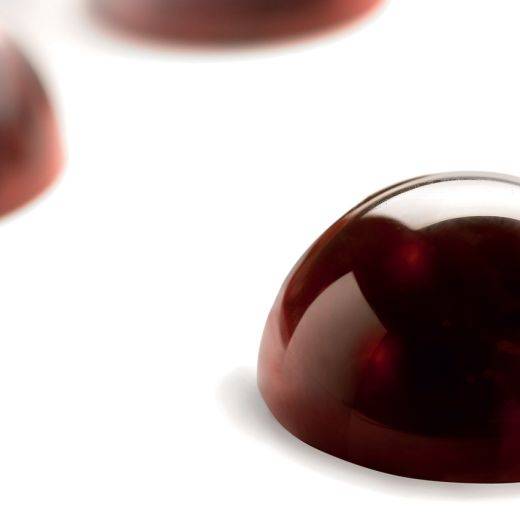 Raspberry aniseed praline