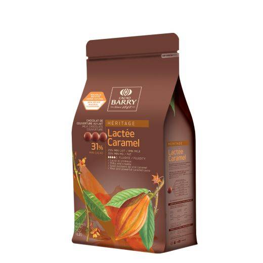 COUVERTURE LACTÉE - LACTÉE CARAMEL 31% - PISTOLES - 5KG SAC