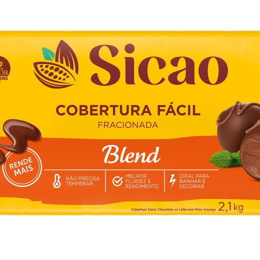 Sicao Fácil Cobertura Fracionada Blend Barra 2,1kg