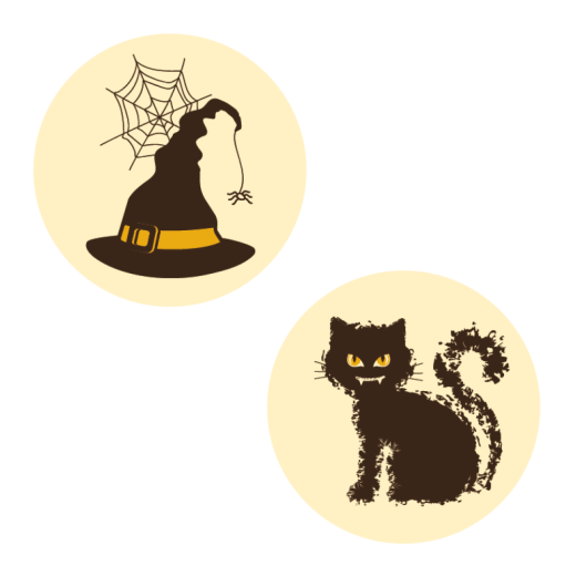 Black Cat & Witch Hat