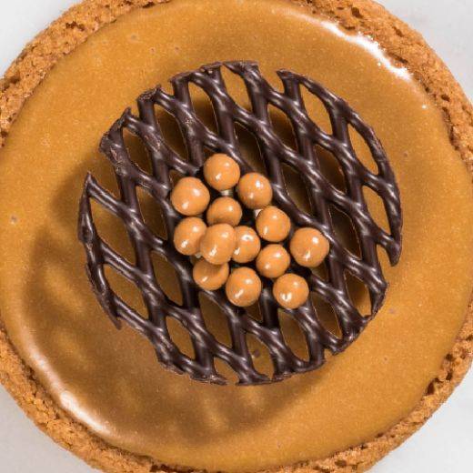 Gezouten karamel tartelette