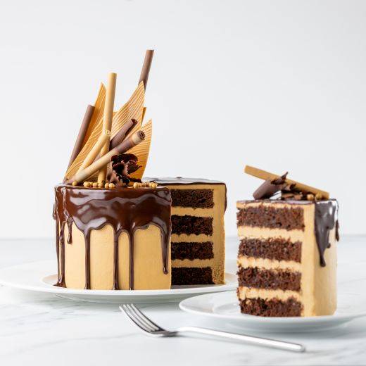Demonstration video<span>Gold Chocolate Layered Celebration Cake</span>