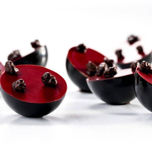 CHOCOLAT À LA BIÈRE NOIRE ET À LA GRIOTTE