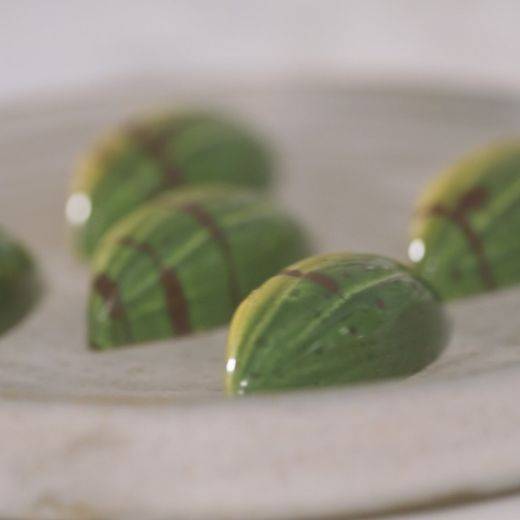 Demonstration video<span>Banana Ganache Molded Bonbons</span>