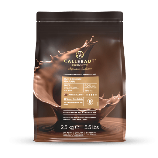 Callebaut Signature Collection - Milk Origin Chocolate - Silky Ghana - 2.5kg - Callets