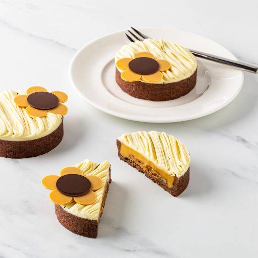 Gold Chocolate, Parsnip and Coffee Tart