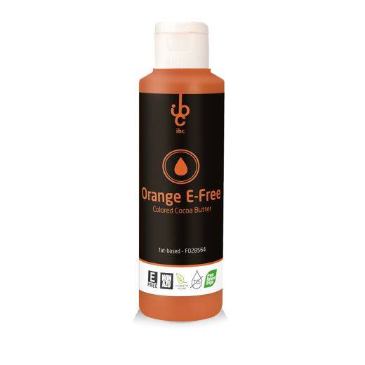 Colored Cocoa Butter Orange E-Free - Food Colorant - From Natural Origin - 245gr