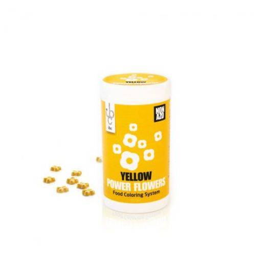 Power Flowers Classic Yellow - Food Colorants - From Natural Origin - 50 pcs