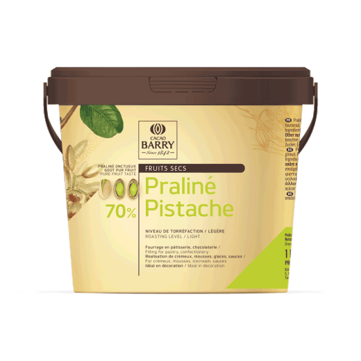 Praliné - 70% Pistachios - paste - 1kg bag