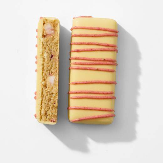 Carrés à la limonade aux fraises