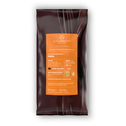 Callebaut Signature Collection - Dark Origin Chocolate - Zestina Peru - 10kg - Callets