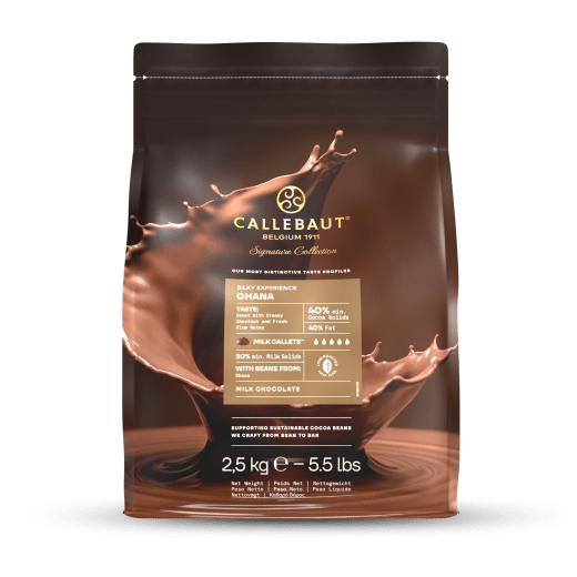 Callebaut Signature Collection - Milk Origin Chocolate - Silky Ghana - 2.5kg - Callets