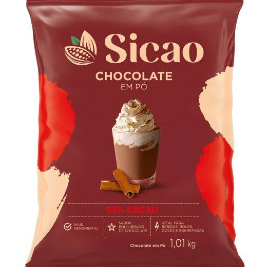 Chocolate em Pó Sicao 33% - 1,01 kg