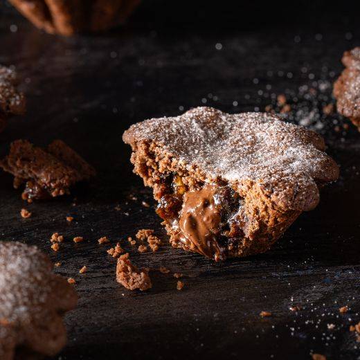 Chocolate and Hazelnut Praline Mince Pies