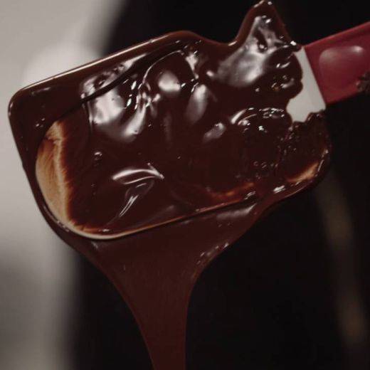 Chocolade tempereren in een magnetron