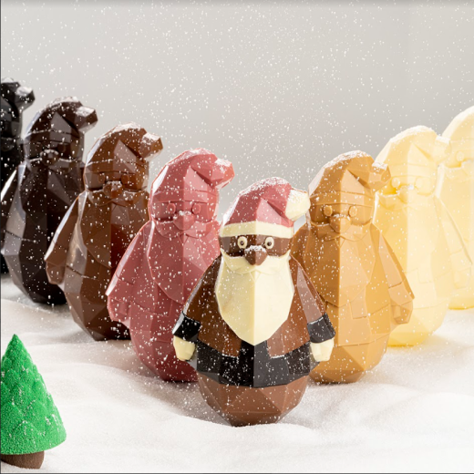 Santa Claus Origami Mould