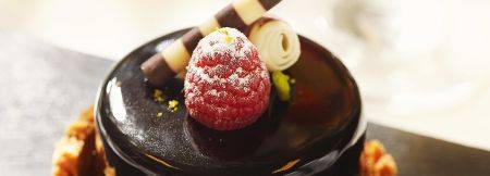 Raspberry chocolate charm