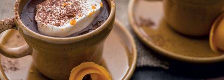 Orange hot chocolate