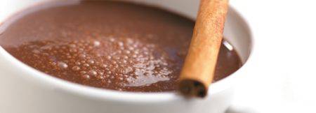 Chocolate caliente especiado con canela