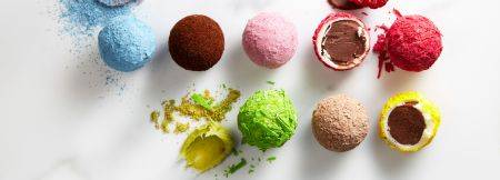 Une humeur = une saveur: truffes arc-en-ciel