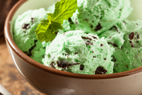 Helado de Chocolate con Menta