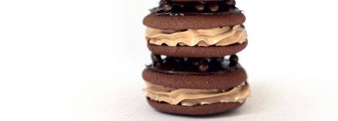 Sweet chocolate whoopie