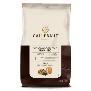 Bake Stable Chocolate - Dark Baking Drops L - 2.5kg Callets