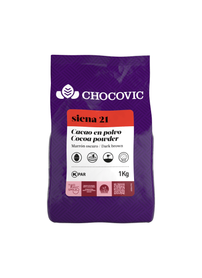 Cocoa powder and cocoa products - Cocoa powder Siena 21 - 1kg bag
