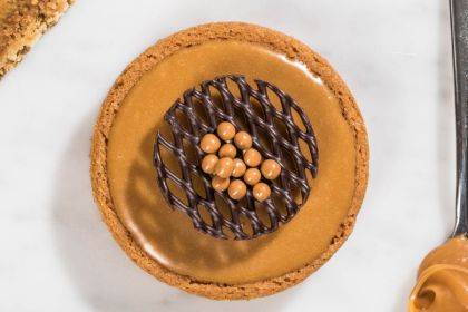 Gezouten karamel tartelette
