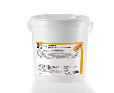Gels und GLasuren - Aprico-Gel, ohne Farb- und Konservierungsstoffe -  13kg Kessel