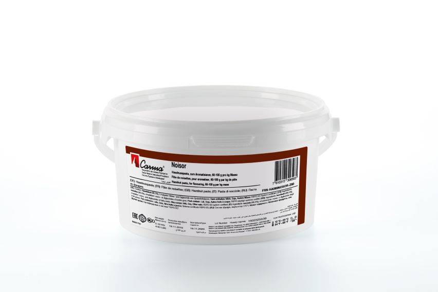CONFECTIONERY PASTES - HAZELNUT PASTE (NOISOR) - PAIL 2.1KG