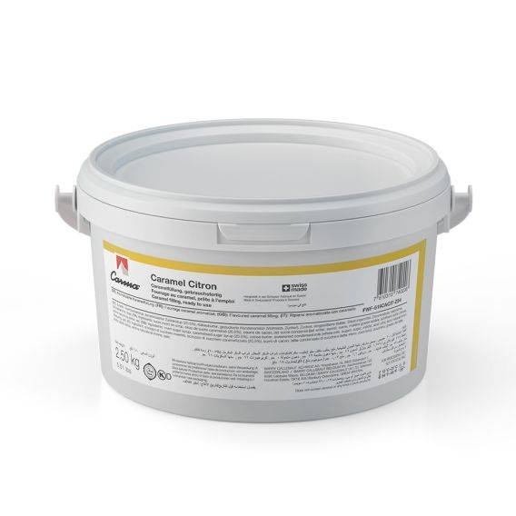 FOURRAGE DE CONFISERIE ET DE BOULANGERIE - CARAMEL CITRON - SEAU 2,5KG