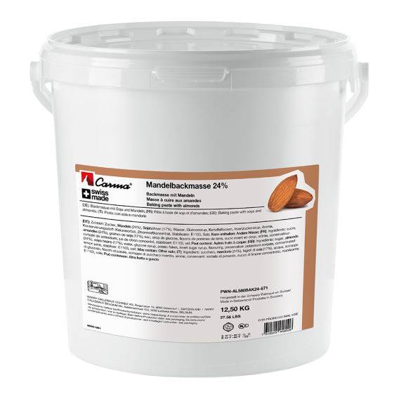 BAKING PASTE – ALMOND BAKING PASTE 24% – PAIL 12.5KG
