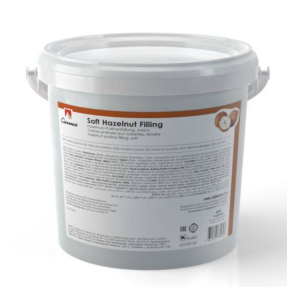 CONFECTIONERY PASTES - SOFT HAZELNUT FILLING (NOISINA) - PAIL 7KG