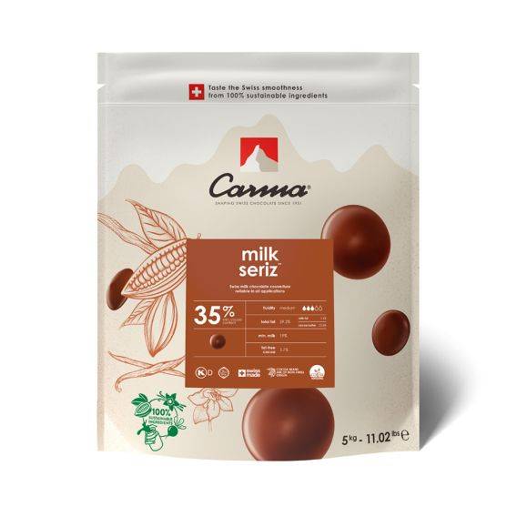 COPERTURA AL LATTE - MILK SERIZ 35% -GOCCE - SACCHETTO 5KG