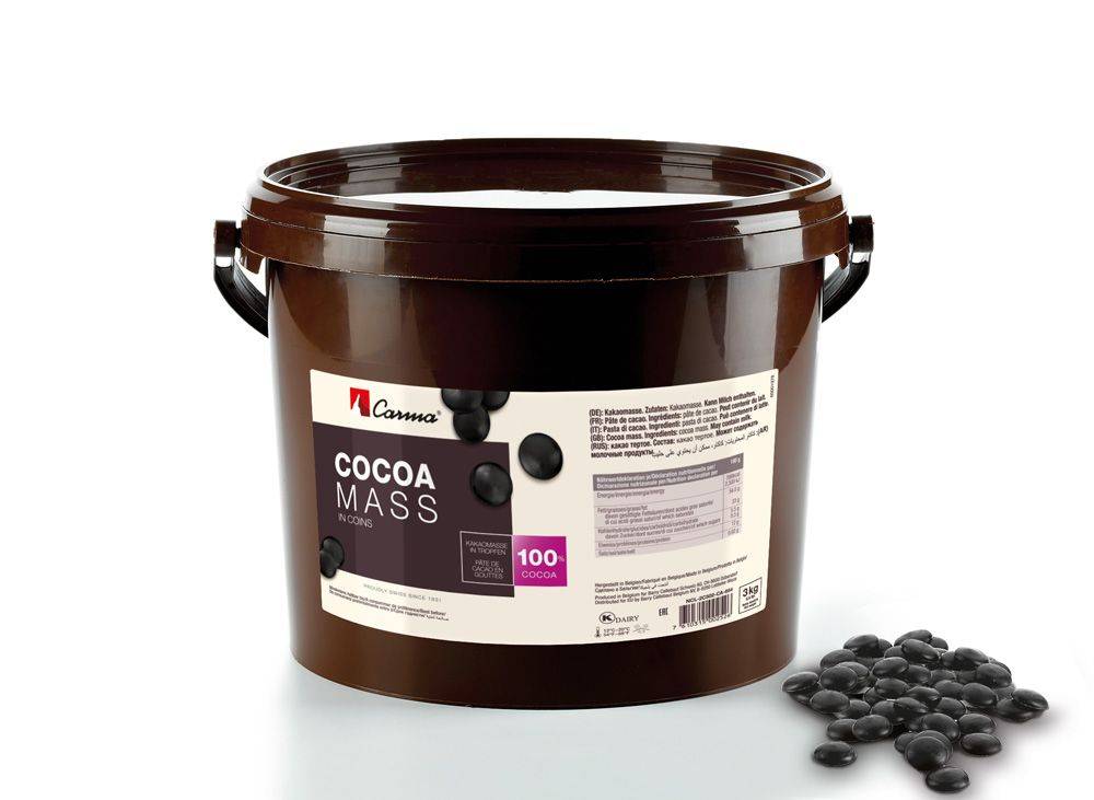 Carma - KAKAO - KAKAOMASSE - TROPFEN - KESSEL 3 KG | carma.ch