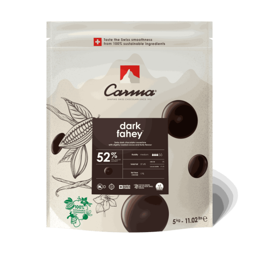 DARK COUVERTURE - DARK FAHEY 52% - DROPS - BAG 5KG
