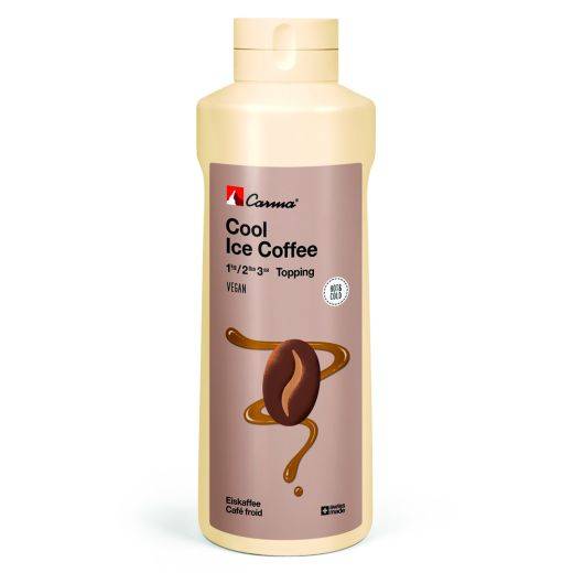 TOPPINGS & SAUCES – TOPPING COOL ICE COFFEE – 1KG BOTTLE