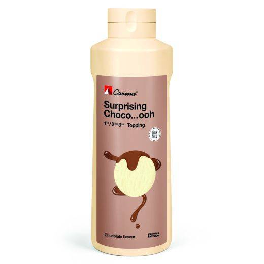 TOPPINGS & SAUCES – TOPPING SURPRISING CHOCO...OOH – 1KG BOTTLE