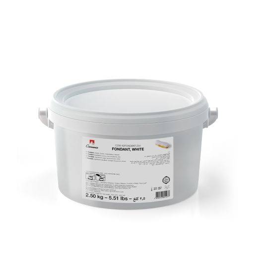 WHITE FONDANT – FONDANT – PAIL 2.5KG