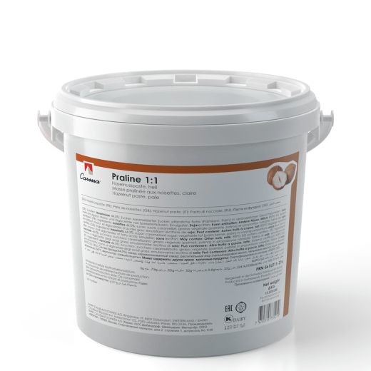HAZELNUT PASTE, LIGHT - PRALINÉ 1:1 - 6 KG PAIL