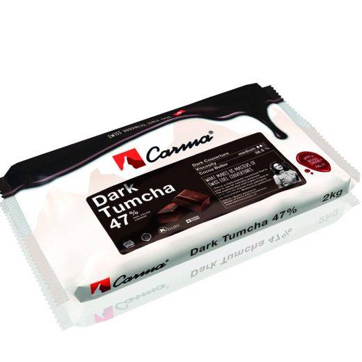 Couvertures - Dark Tumcha 47% - block - 2kg flowpack