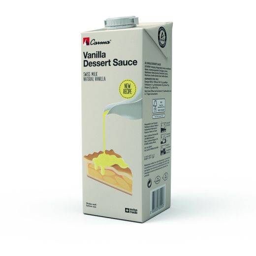 TOPPINGS & SAUCES – VANILLA SAUCE – 1.08KG TETRAPAK